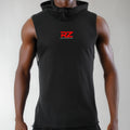 ROUNDZEROART-Débardeur Sport à Capuche Noir, confort, performance