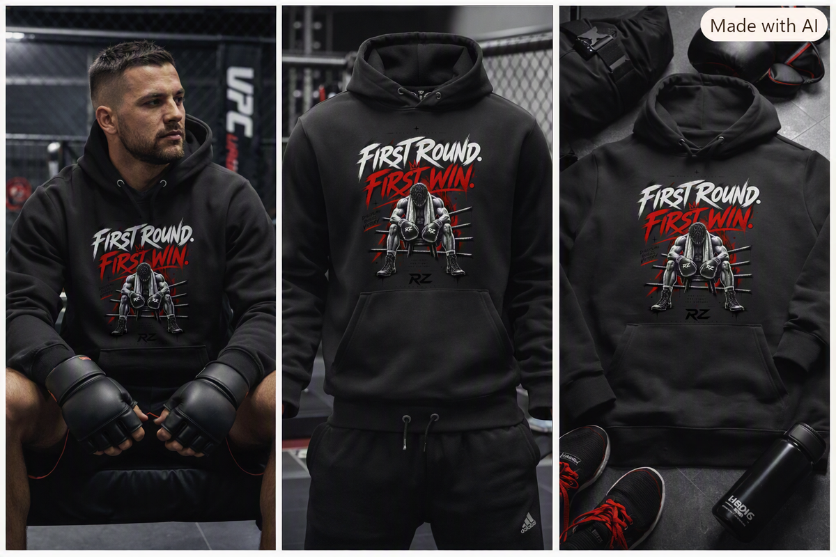 roundzeroart_Unisex Heavy Hoodie – 300gsm Comfort_premium quality